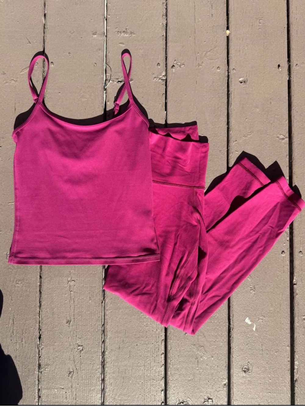 Aritzia Tank Top and Legging Set